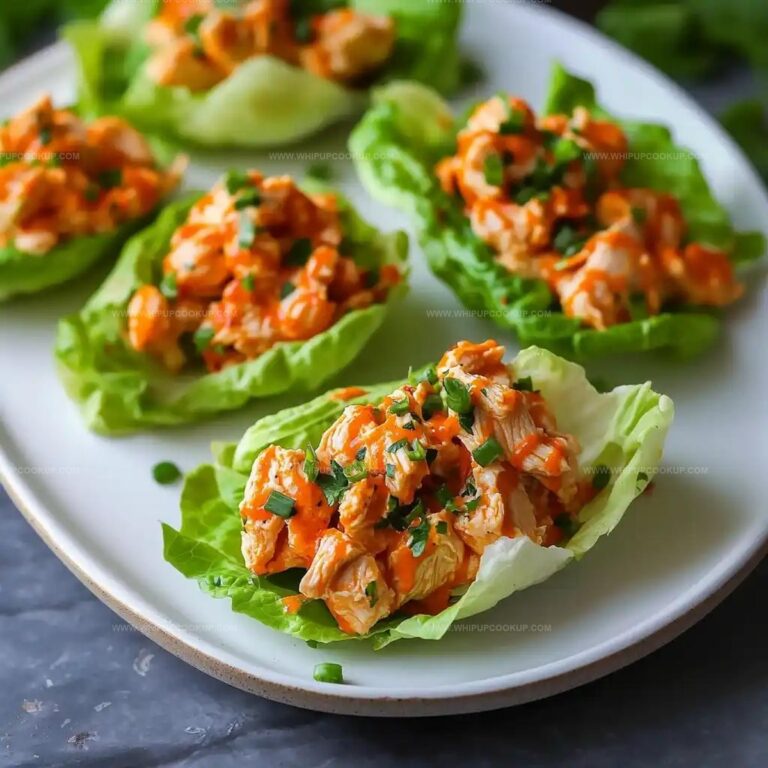 Easy Buffalo Chicken Lettuce Wraps Recipe