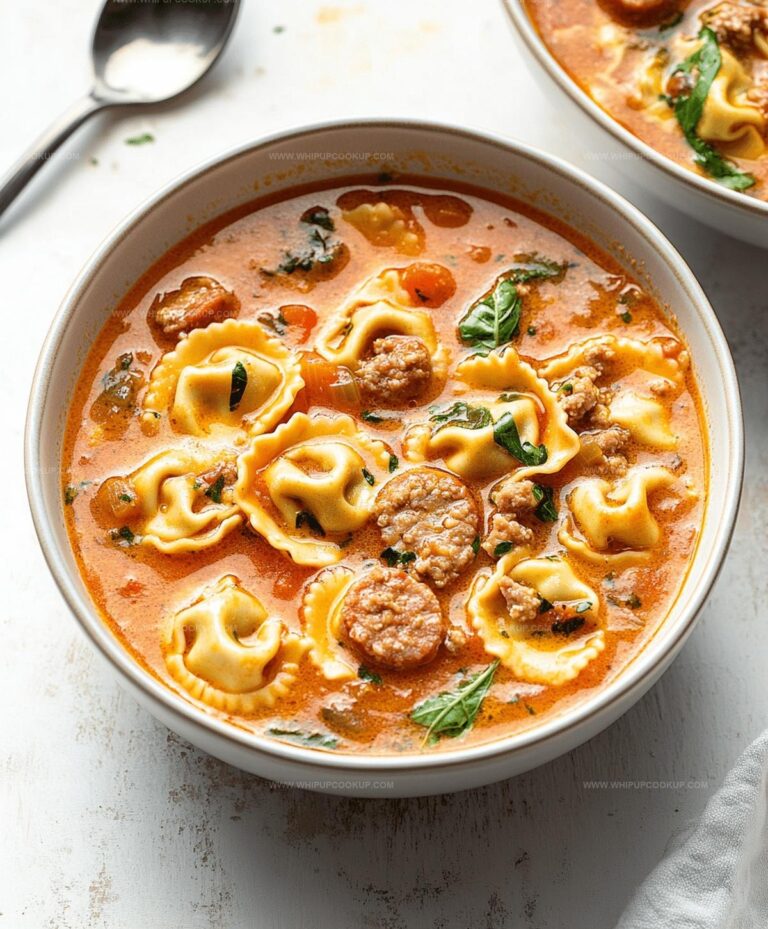 Crockpot Tortellini Soup With Sausage Recipe