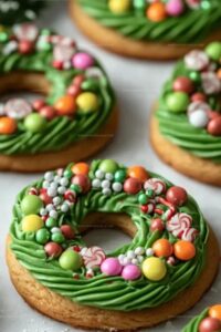 Christmas Wreath Cookies Recipe