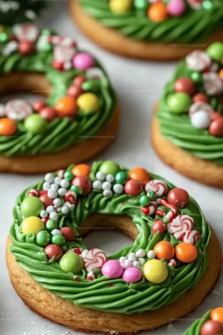 Christmas Wreath Cookies Recipe