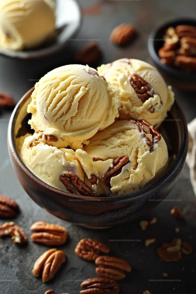 Homemade Butter Pecan Ice Cream Recipe