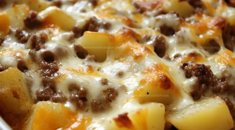Hobo Casserole Rustic Ground Beef And Potato Bake Recipe