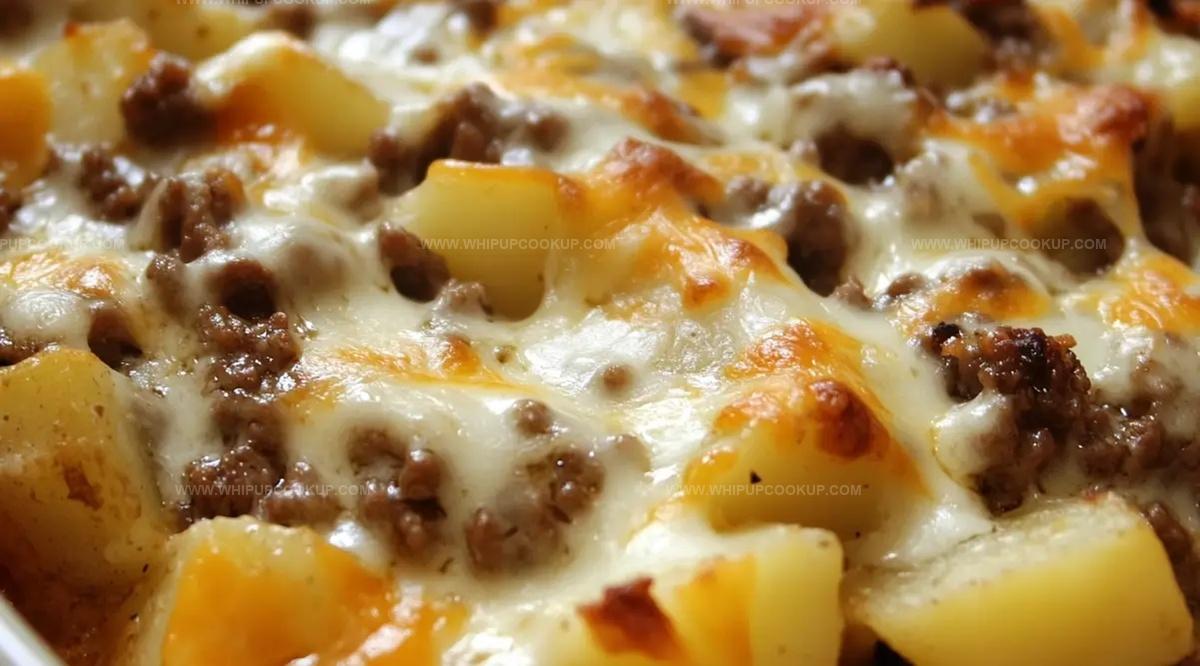 Hobo Casserole Rustic Ground Beef And Potato Bake Recipe
