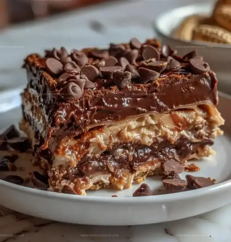 Chocolate Peanut Butter Lasagna Recipe