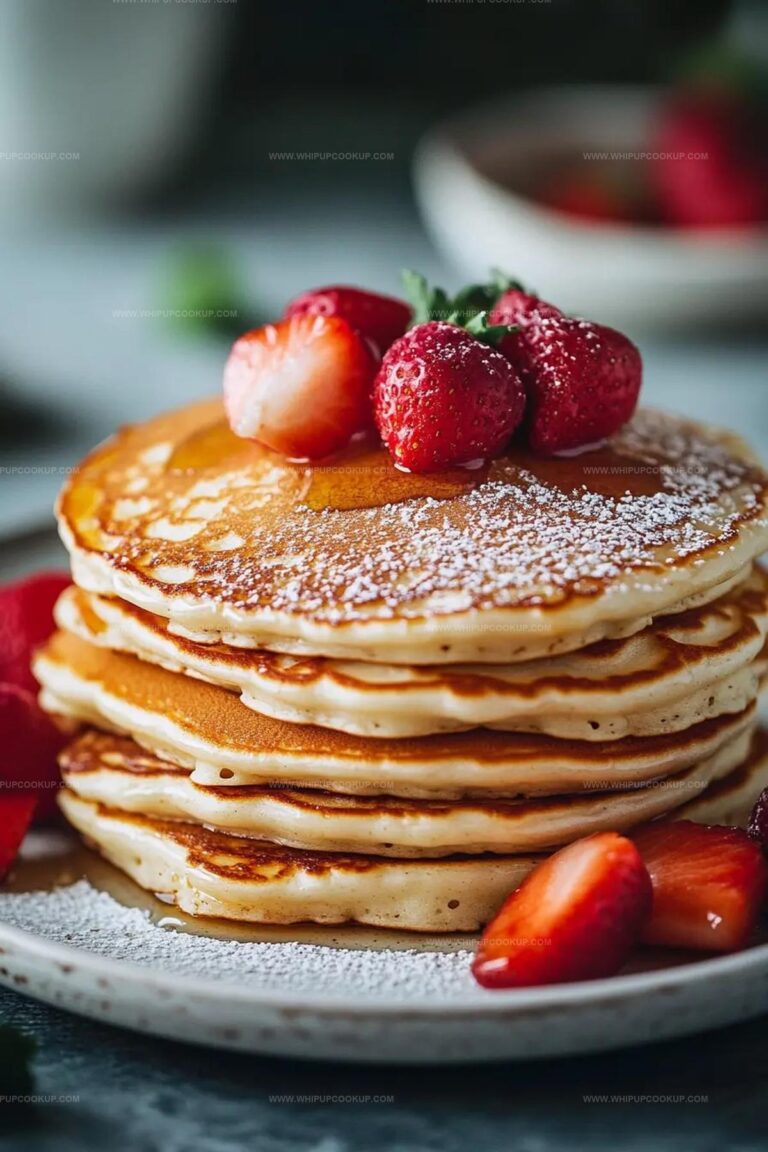 Homemade Fluffy Pancakes Recipe
