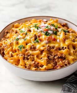 Cheesy Taco Pasta Recipe