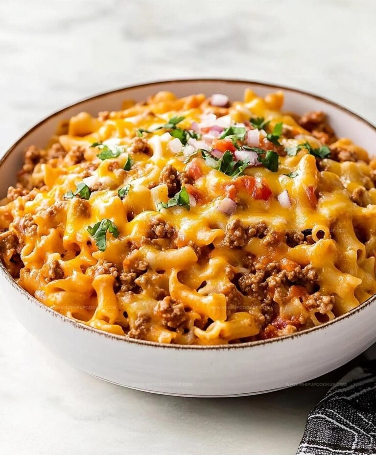 Cheesy Taco Pasta Recipe