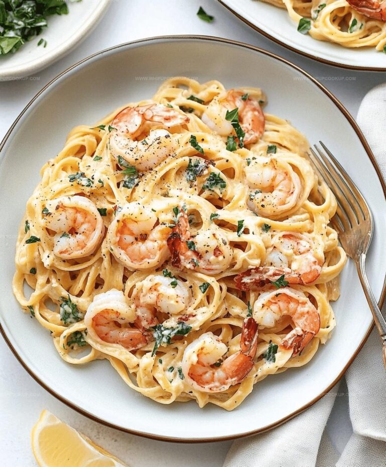 Creamy Tuscan Shrimp Linguine Recipe