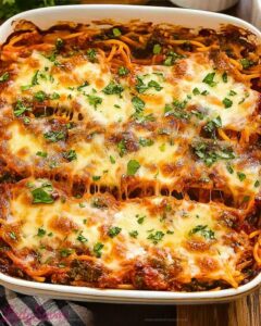 Baked Spaghetti Casserole Recipe