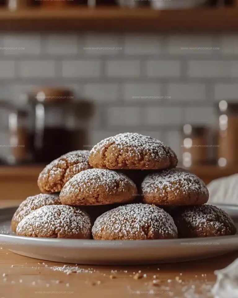 Molasses Snowball Cookies Recipe