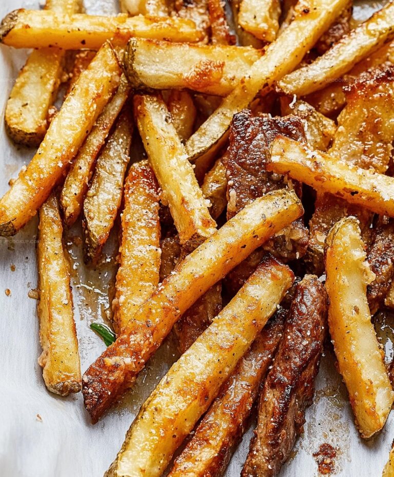 Garlic Parmesan Baked Steak Fries Recipe