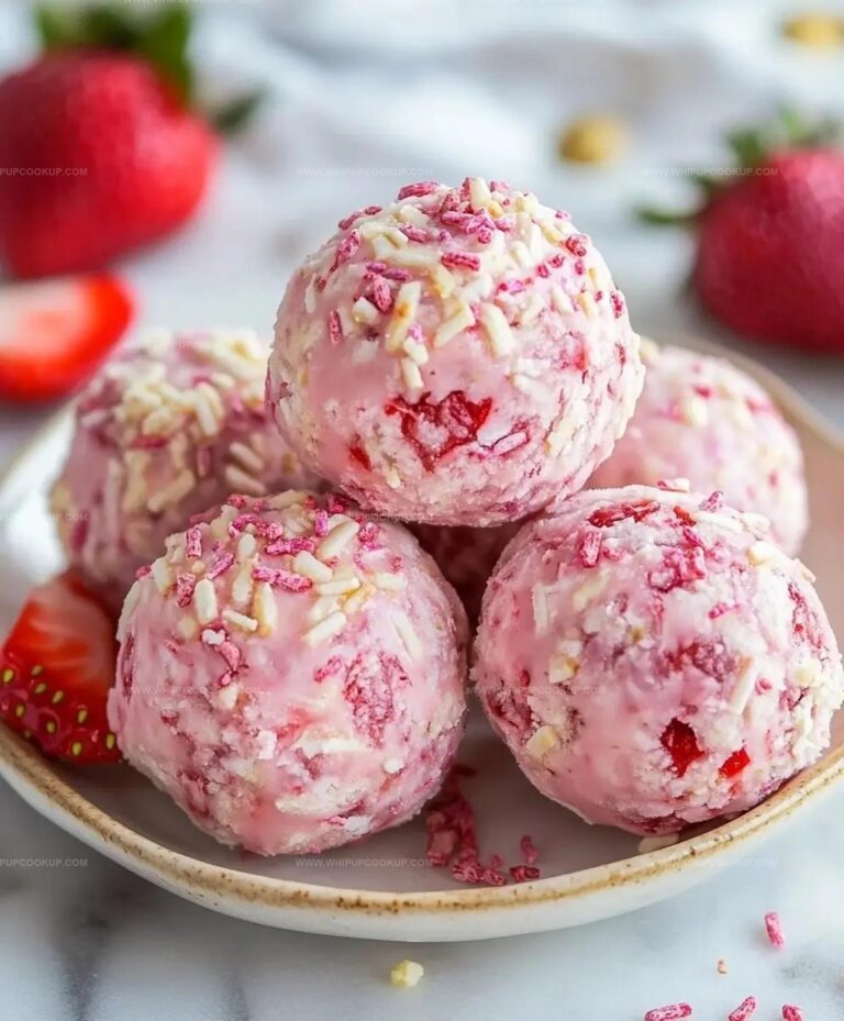 Strawberry Cheesecake Protein Balls Recipe