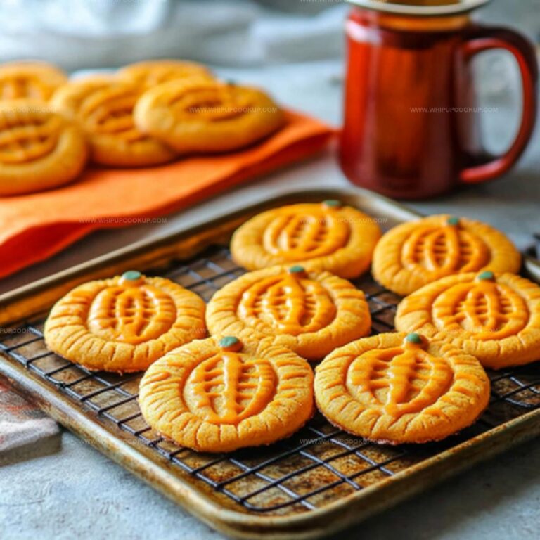 Pumpkin-Shaped Sugar Cookies Recipe