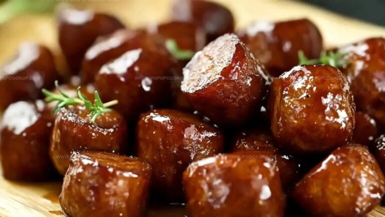 Slow Cooker Apple Kielbasa Bites Recipe