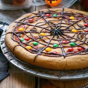 Spiderweb Cookie Cake Recipe
