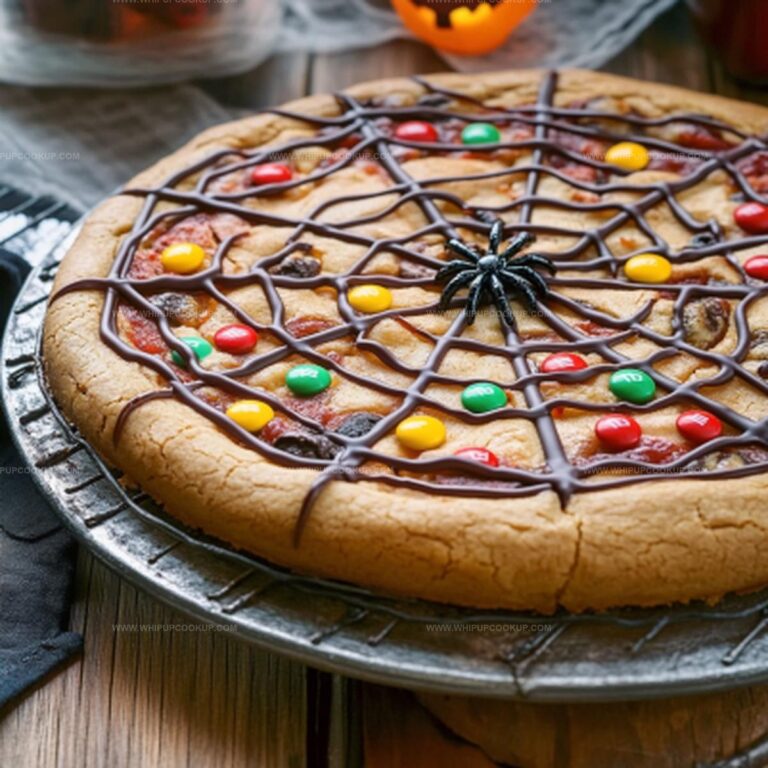 Spiderweb Cookie Cake Recipe