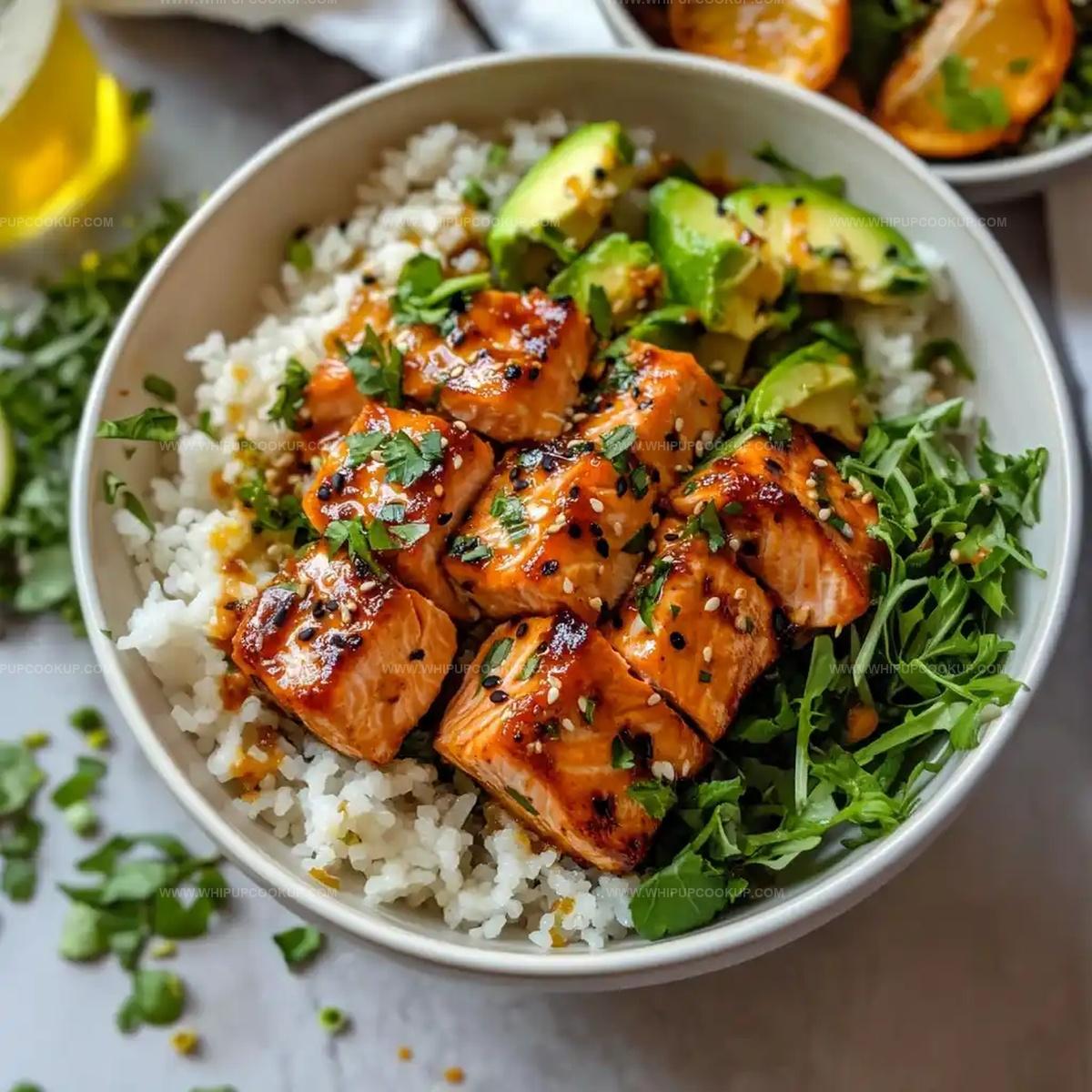 Healthy Sweet Chili Salmon Bowl Recipe