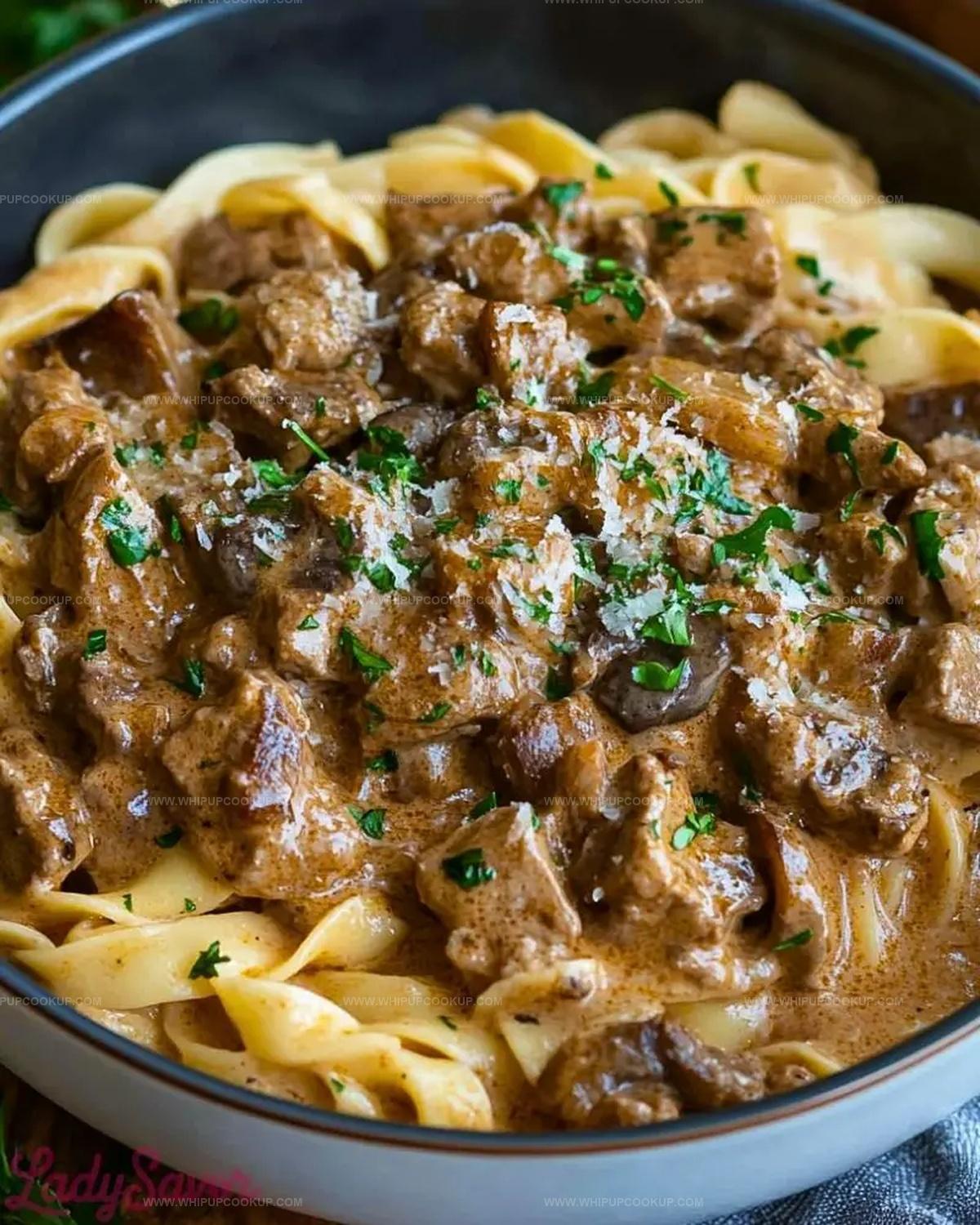 Easy Beef Stroganoff Recipe