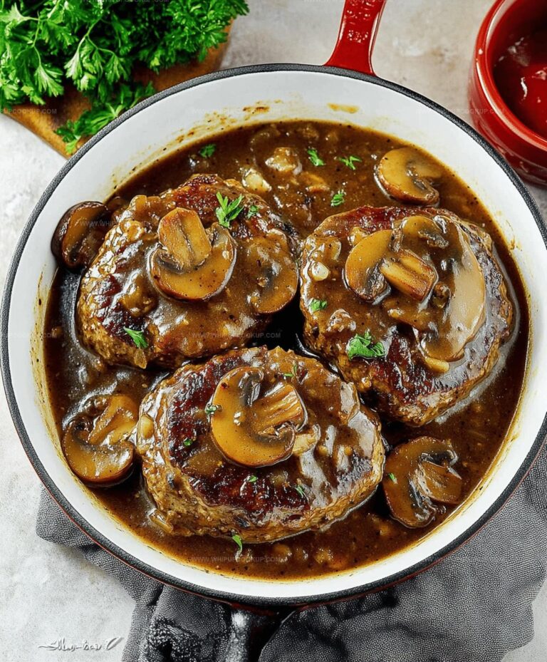 Bobby Flay Salisbury Steak Recipe With Mushroom Gravy Recipe