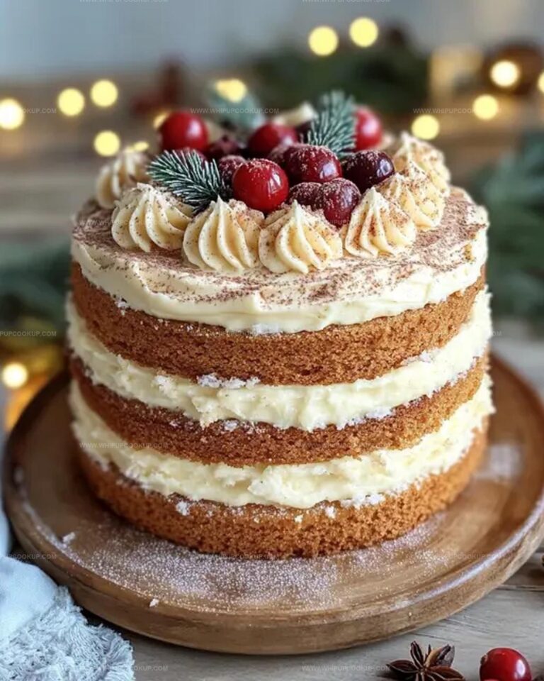 Spice Cake With Eggnog Buttercream A Festive Delight Recipe