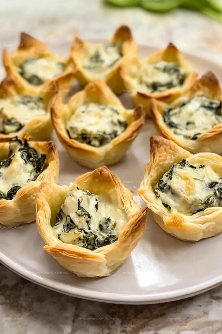 Crispy Spinach Artichoke Dip Bites Recipe