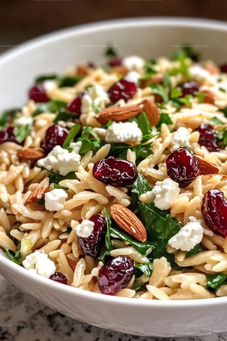 Cranberry and Goat Cheese Orzo Salad Recipe