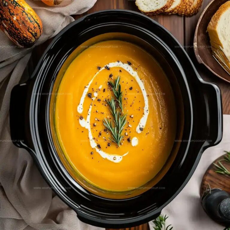 Cozy Slow Cooker Butternut Squash Soup Recipe