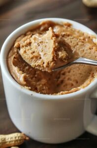 Easy 5 Minute Peanut Butter Mug Cake Recipe