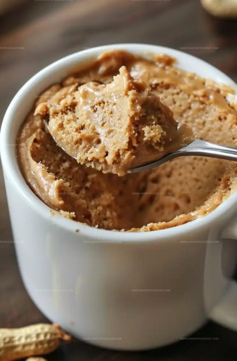 Easy 5 Minute Peanut Butter Mug Cake Recipe