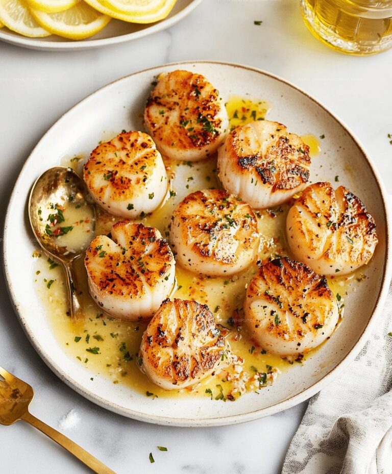 Lemon Butter Scallops Recipe