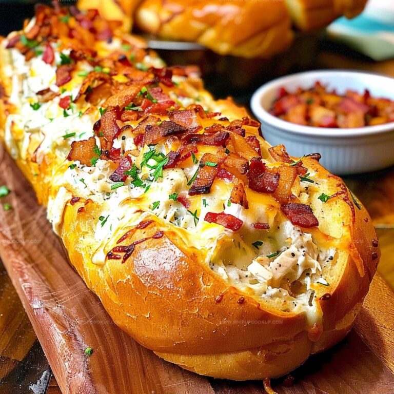 Chicken Bacon Ranch Stuffed Bread Recipe