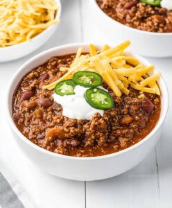Slow Cooker No Bean Chili Recipe