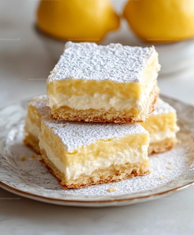 Vanilla Custard Cream Squares Recipe