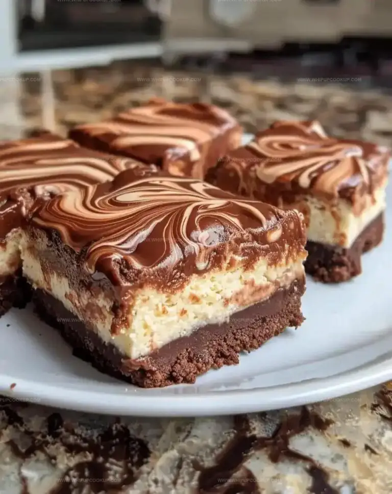 Nutella Cheesecake Bars Recipe