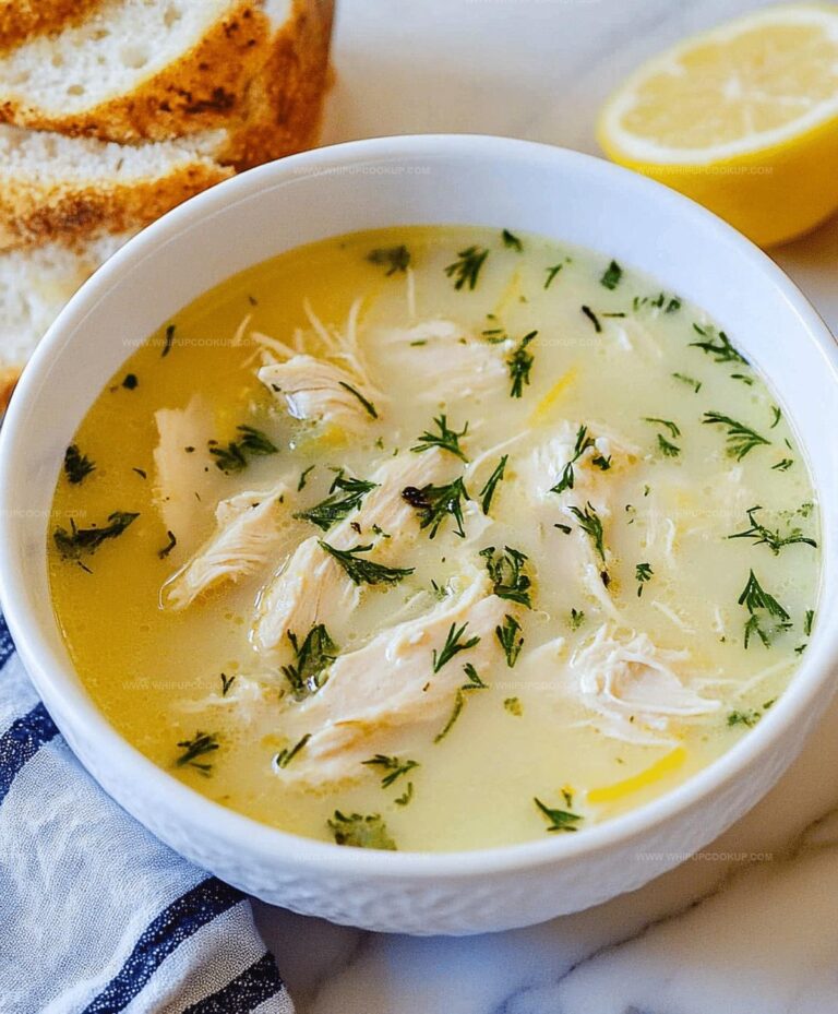 Avgolemono Greek Lemon Chicken Soup Recipe