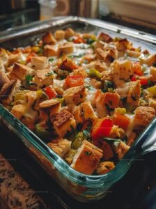 Chicken Bruschetta Bake with Stuffing Recipe