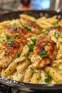 Creamy Parmesan Chicken With Penne Recipe
