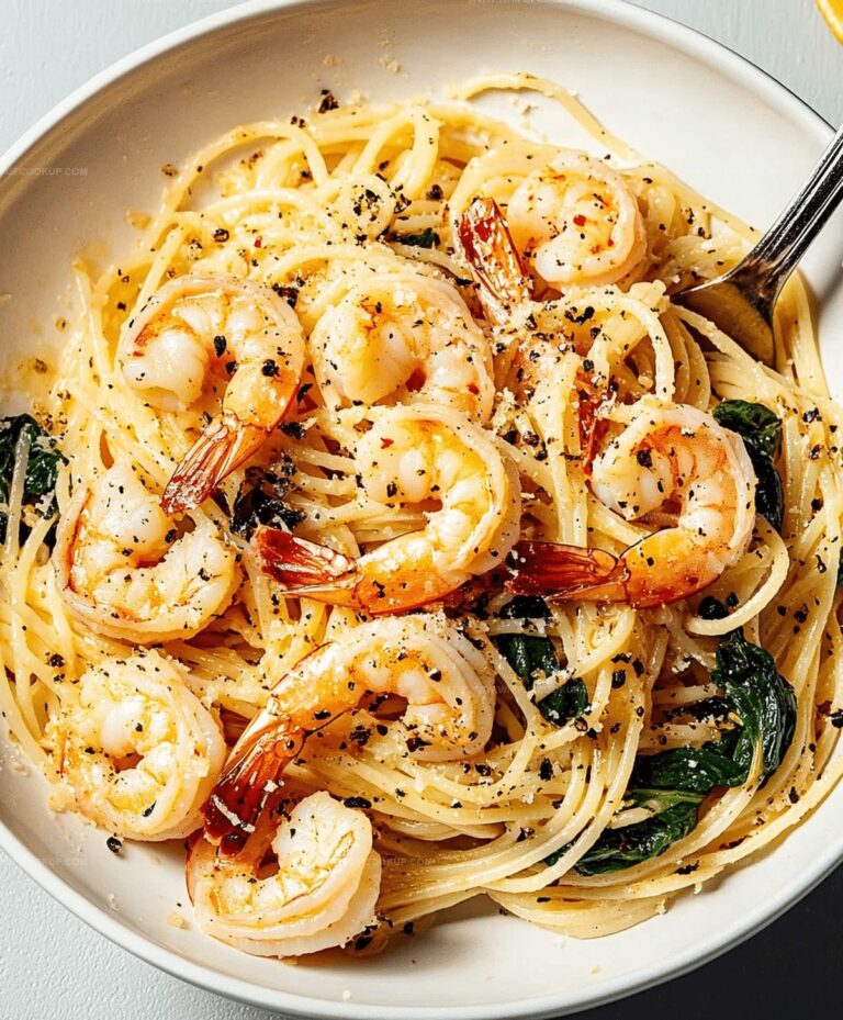 Garlic Butter Shrimp Pasta Recipe