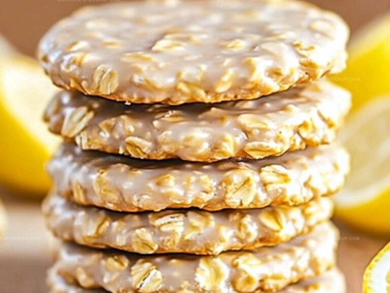 Lemon Oatmeal No-Bake Cookies Recipe