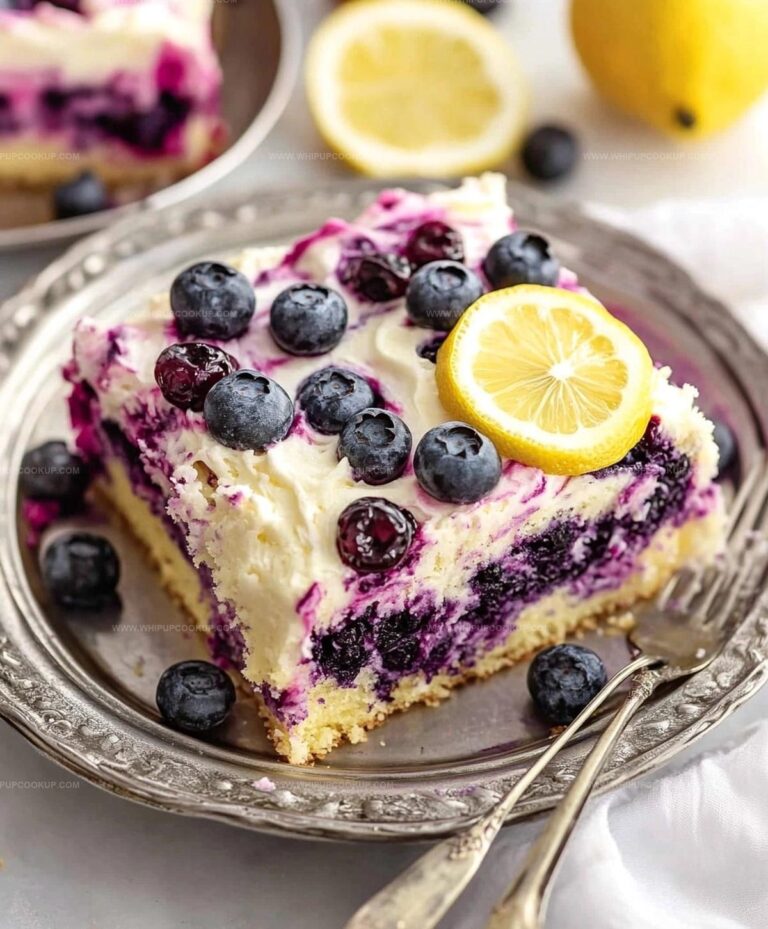 Lemon Blueberry Sheet Cake Recipe