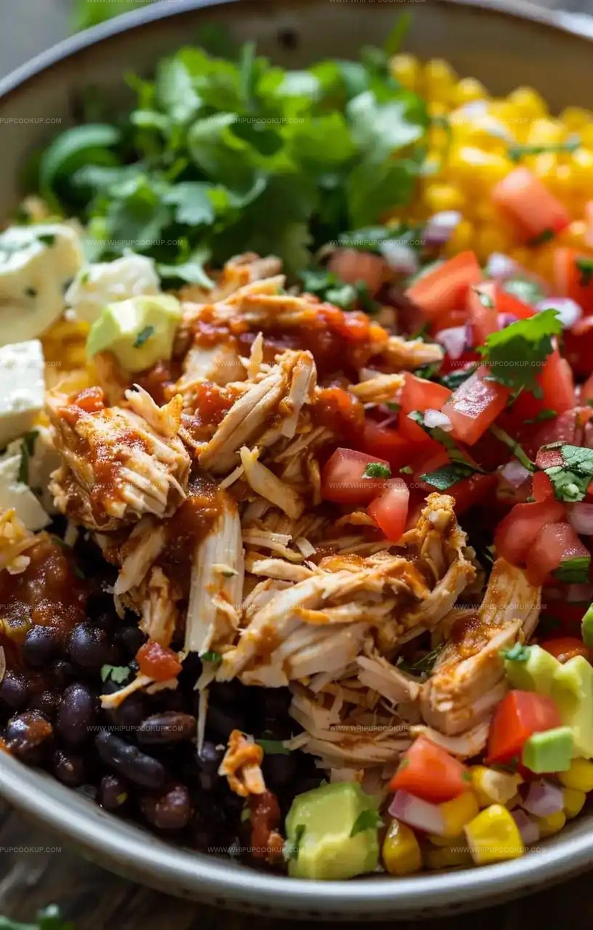 Slow Cooker Mexican Chicken Burrito Bowl Recipe