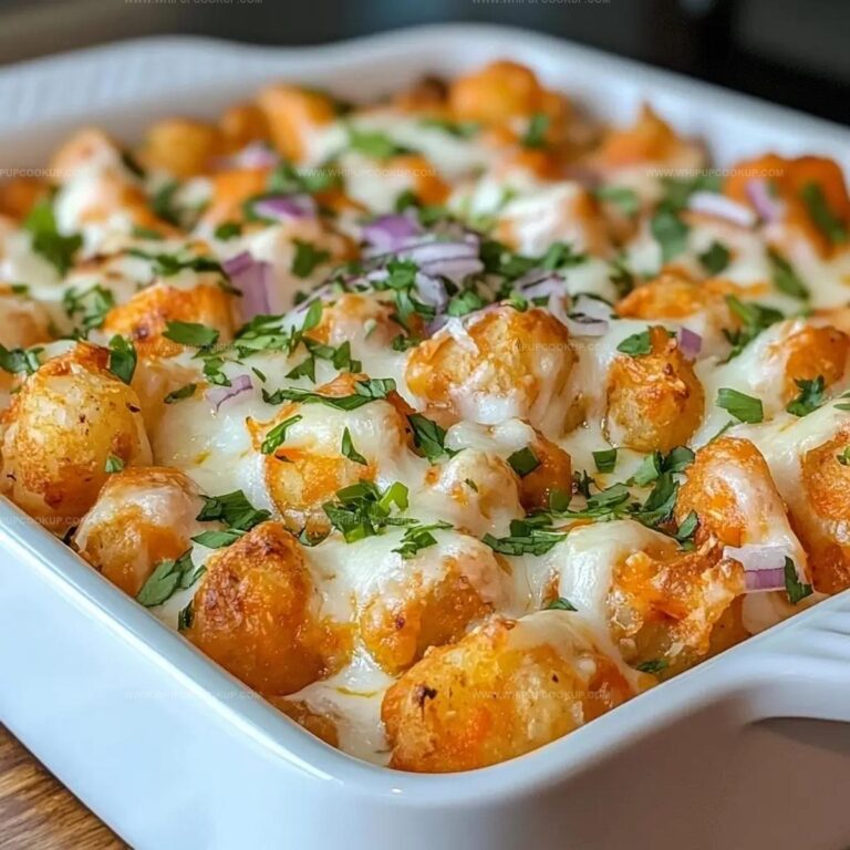 Buffalo Chicken Tater Tot Casserole Recipe