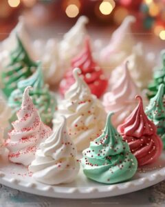 Holiday Meringue Trees Recipe