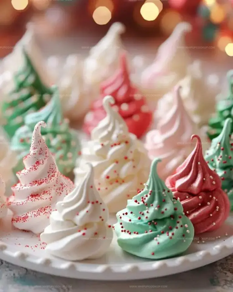 Holiday Meringue Trees Recipe