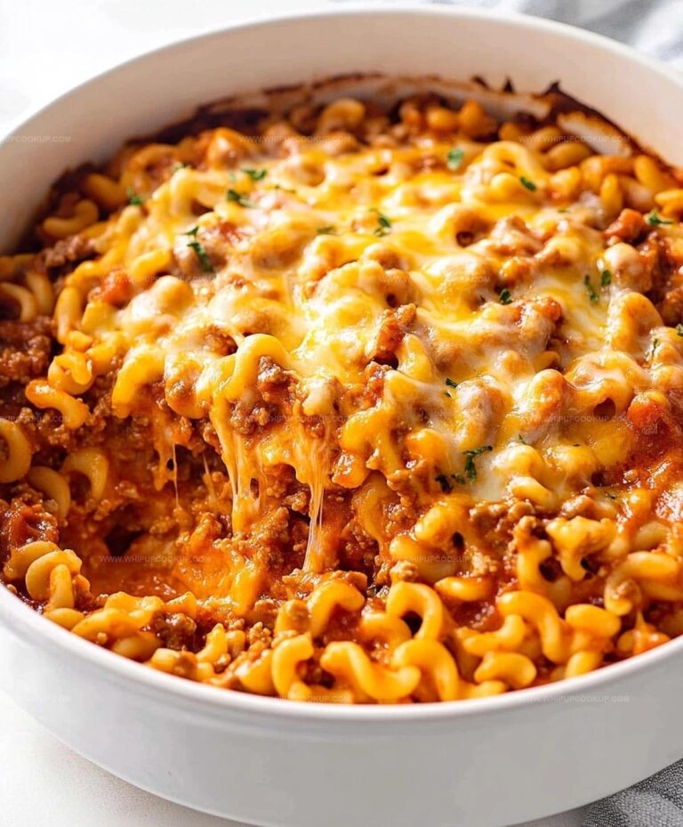 Cheesy Baked Goulash Recipe