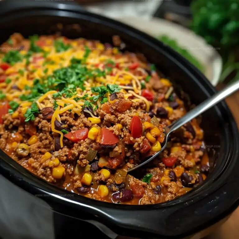 Slow Cooker Taco Casserole Recipe