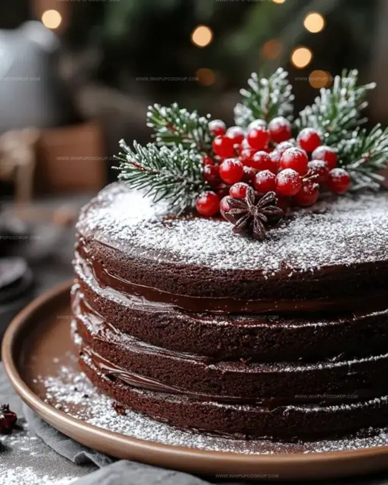 Christmas Chocolate Cake Recipe