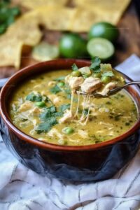 Crock Pot Green Enchilada Chicken Soup Recipe