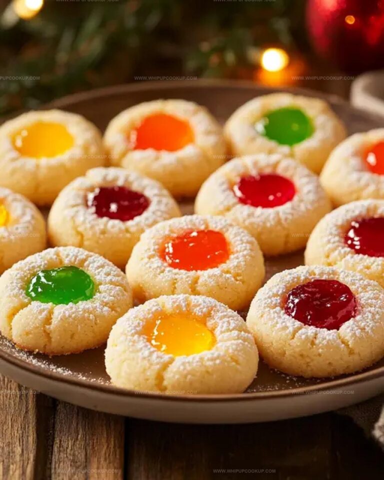 Colorful Thumbprint Cookies Recipe