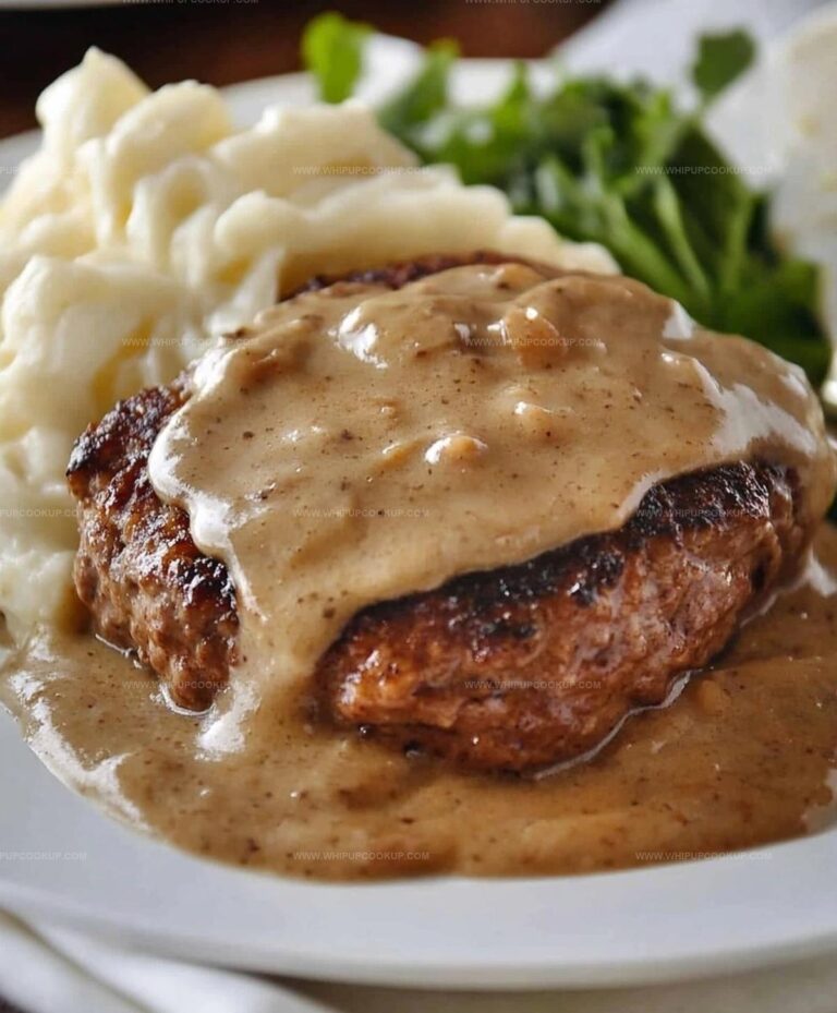 Hamburger Steak With Country Gravy Recipe